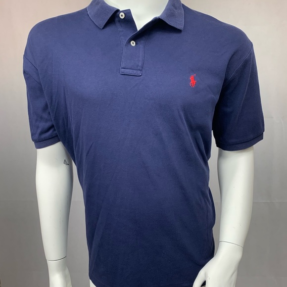 Polo Ralph Lauren Other - POLO RALPH LAUREN blue polo shirt with red logo